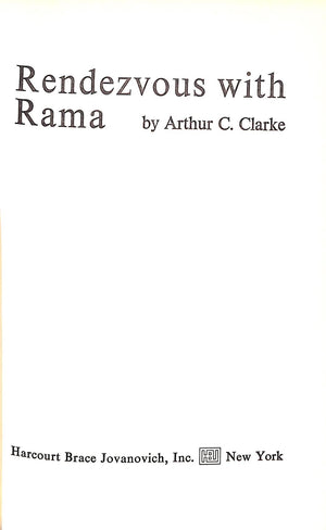 "Rendezvous With Rama" 1973 CLARKE, Arthur C.
