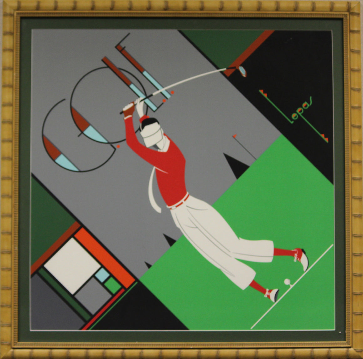 Art Deco Golfer