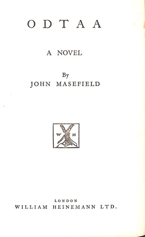 "Odtaa" 1926 MASEFIELD, John