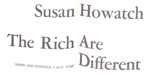 "The Rich Are Different" 1977 HOWATCH, Susan