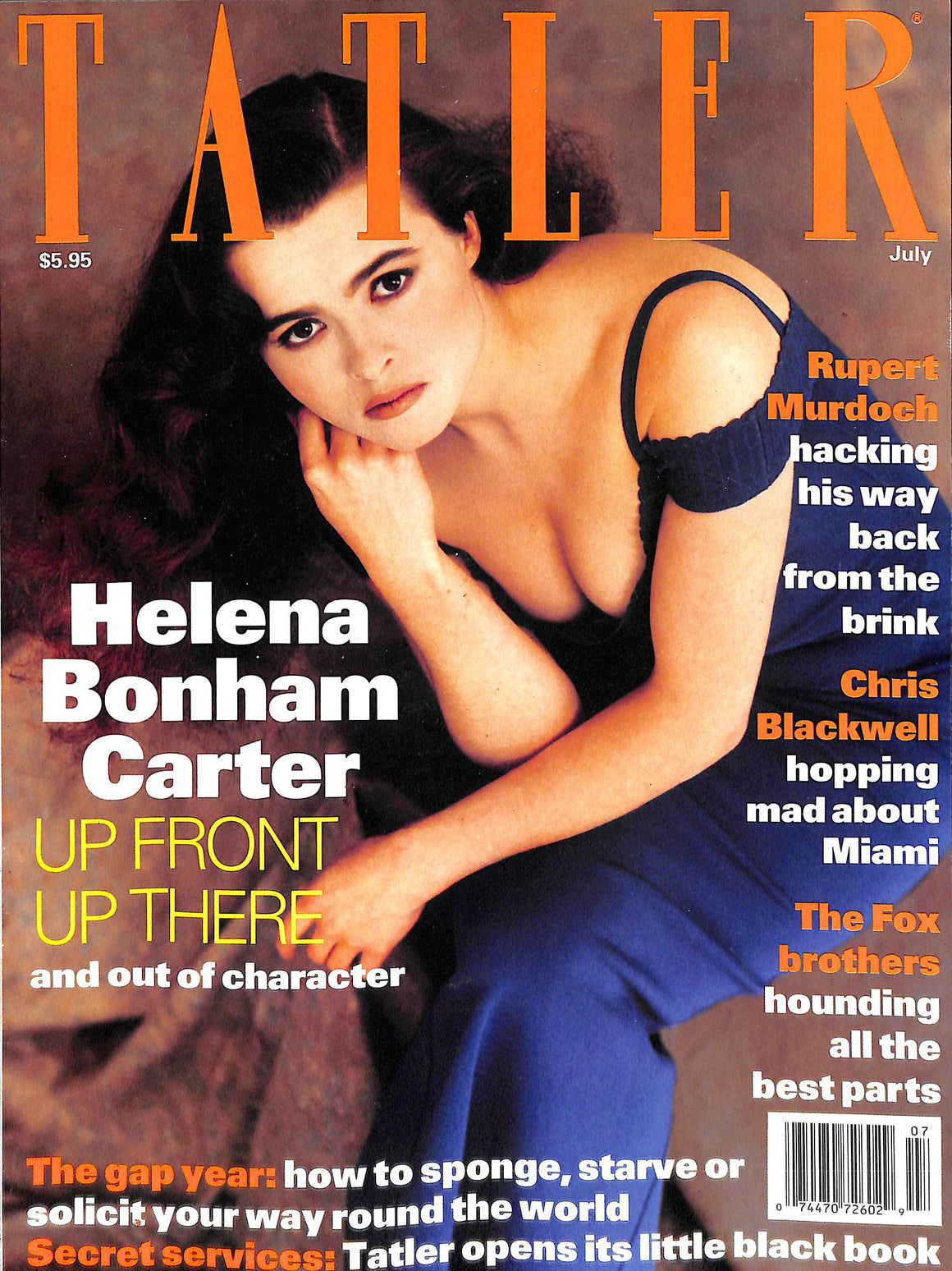 Tatler w/ Helena Bonham Carter July 1992