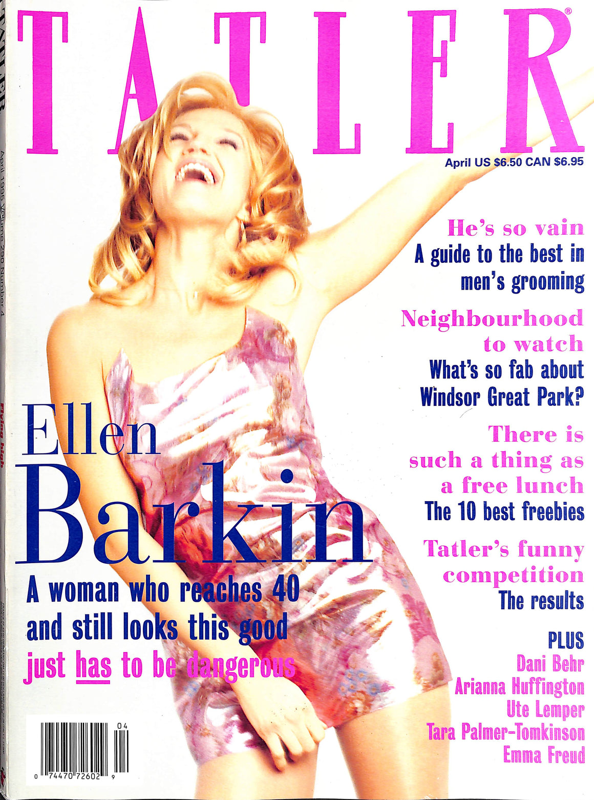 Tatler w/ Ellen Barkin April 1995