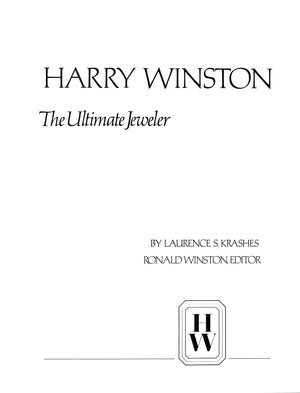 "Harry Winston: The Ultimate Jeweler" (SOLD)