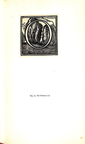 "Nothing Or The Bookplate" 1931 CRAIG, Edward Gordon
