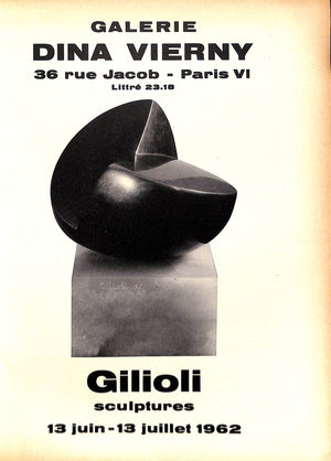 "L'ŒIL Revue d'Art Juin 1962" (SOLD)