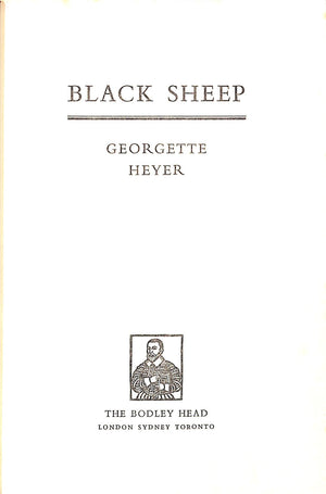 "Black Sheep" 1966 HEYER, Georgette