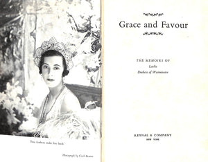 "Grace And Favour: Memoirs Of Loelia, Duchess Of Westminster" 1961 Loelia Duchess of Westminster