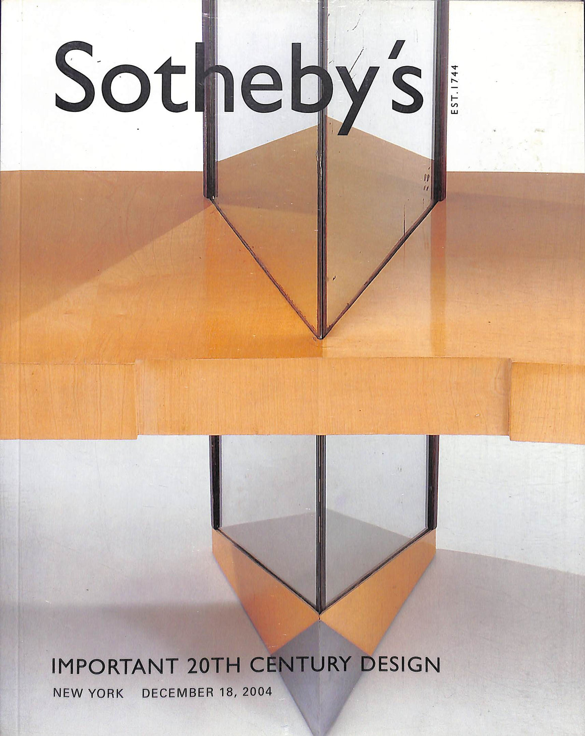 Important 20th Century Design - December 18, 2004 Sotheby's