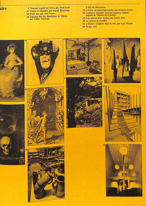 L'ŒIL Revue D'Art Octobre 1970