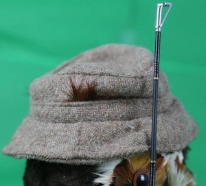 London Owl Co For Abercrombie & Fitch 'The Fisherman' w/ Fly Rod/ Caught Trout & Donegal Tweed Hat w/ Flies