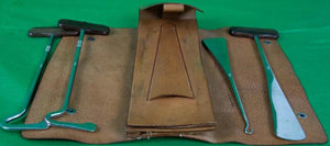 "Abercrombie & Fitch Riding Boots Accessories 3 Boot Pulls Made in England/ Pr of Hoof Guards"