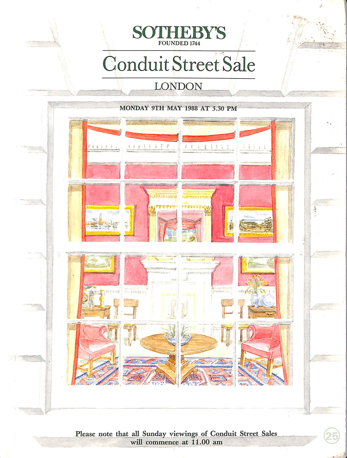 Conduit Street Sale Sotheby's London 1988