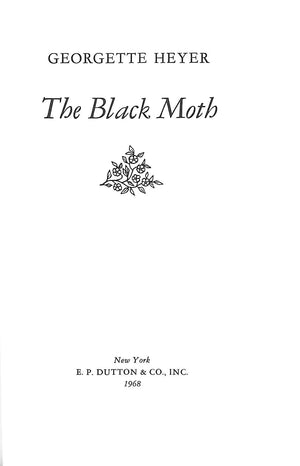 "The Black Moth" 1968 HEYER, Georgette