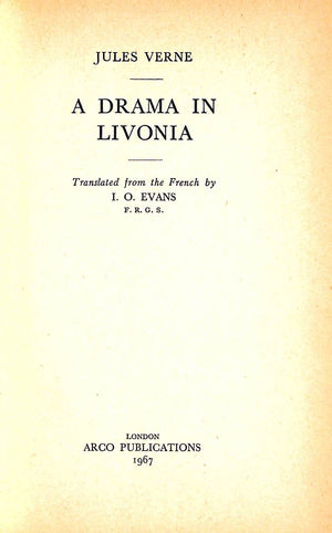"Drama In Livonia" 1967 VERNE, Jules (SOLD)