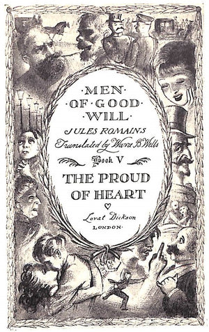 "Men Of Good Will" 1934 ROMAINS, Jules