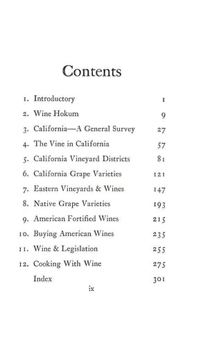 "American Wines" 1941 SCHOONMAKER, Frank and MARVEL, Tom