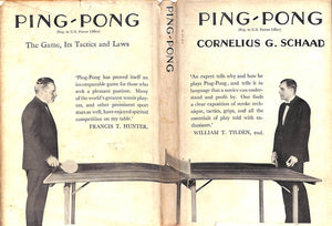"Ping-Pong: The Game Its Tactics And Laws" 1930 SCHAAD, Cornelius G.