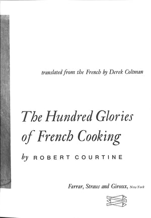 "The Hundred Glories Of French Cooking" 1971