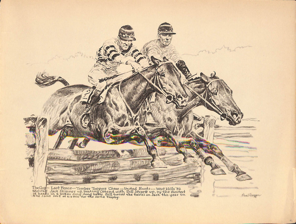 Over The Wing - Seraglio Virginia Gold Cup 1931