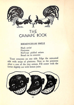 "The Canape Book" 1937 MAIDEN, Rachel Bell