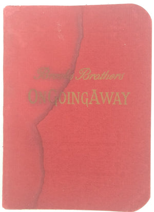 "Brooks Brothers On Going Away: A Handbook For Travellers" 1913