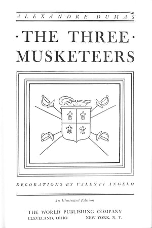 "The Three Musketeers" 1935 DUMAS, Alexandre