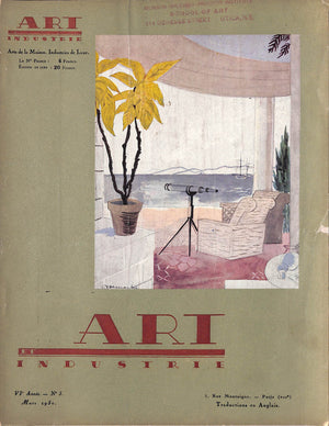 Arts De La Maison. Industries De Luxe Mars 1930