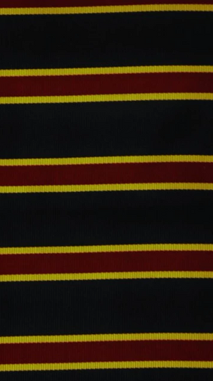 Brooks Brothers English Repp Stripe Silk Necktie Fabric in Navy/ Gold & Burg