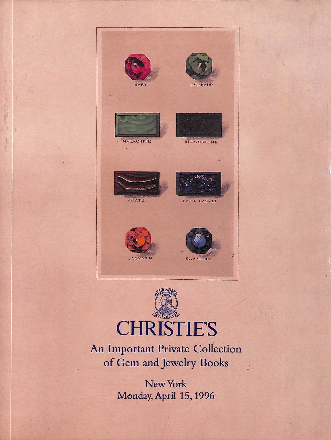 An Important Private Collection of Gem and Jewelry Books: Christie's 1996
