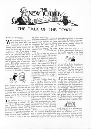 "The New Yorker" August 8, 1931