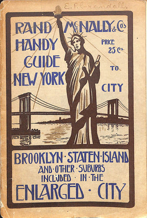 "Rand McNally & Co's Handy Guide To New York City/ Brooklyn/ Staten Island" 1903 INGERSOLL, Ernest