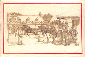 Merry Christmas Card Printed by Brooks Bros