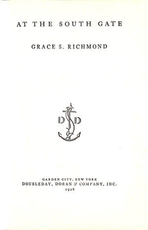 "At The South Gate" 1928 RICHMOND, Grace S.