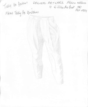 Men's Tally-Ho Britches Graphite Sketch