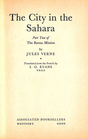 "The City In The Sahara" 1960 VERNE, Jules