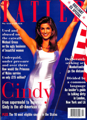 Tatler May 1995 w/ Cindy Crawford Cover