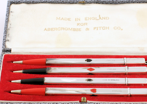 "Abercrombie & Fitch English Bridge Sterling Pen Set"