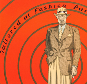 "Tailored At Fashion Park" c1930s Advert Signage