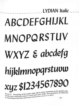 "Lettering From A To Z" 1946 HORNUNG, Clarence P.