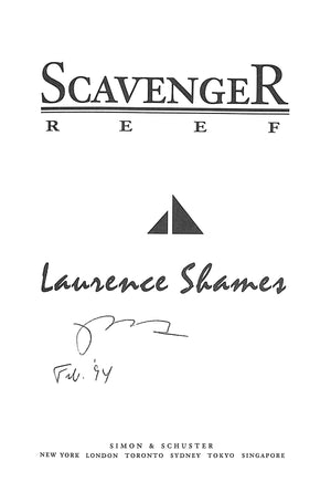 "Scavenger Reef" 1994 SHAMES, Laurence