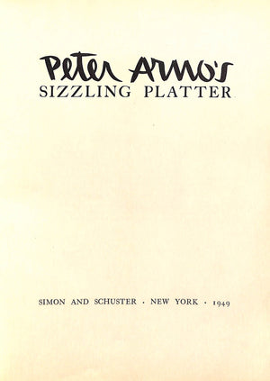 "Sizzling Platter" 1949 ARNO, Peter