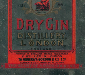 Gordon's Dry Gin Advert Mirror