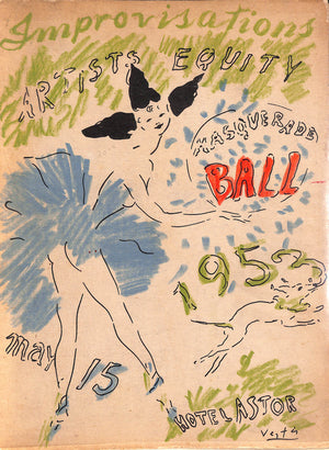 "Improvisation Spring Fantasia Masquerade Ball Hotel Astor May 15, 1953" GOODMAN, Bertram [editor and art director]