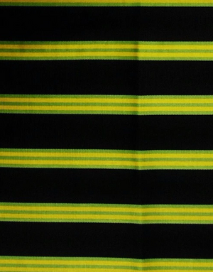 Brooks Brothers English Repp Stripe Silk Necktie Fabric in Navy/ Gold & Green