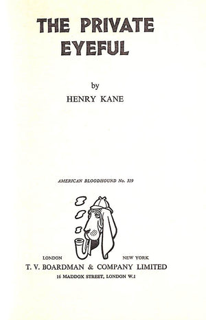 "Private Eyeful" 1960 KANE, Henry