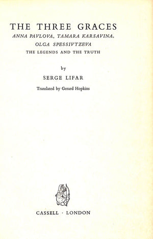 "The Three Graces: The Legends And The Truth" 1959 LIFAR, Serge