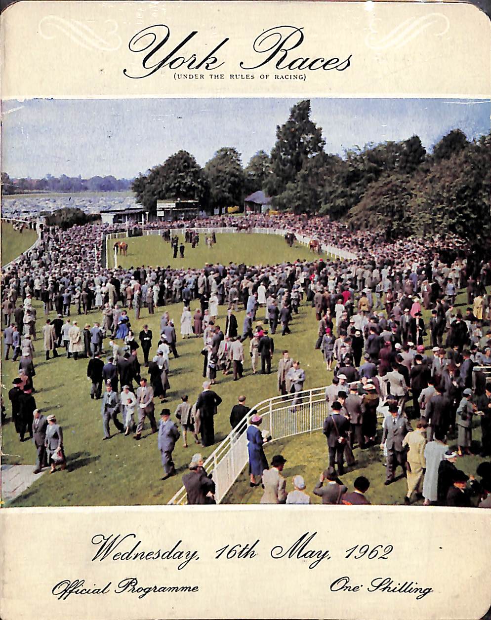 York Races Banner York Races: 16th May, 1962 Official Programme