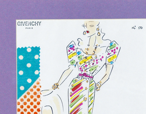 Givenchy Paris Fashion Plate No. 50