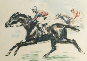 "Two Racehorses" (SOLD)