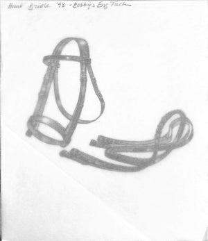 Hunt Bridle 1998 Graphite Drawing